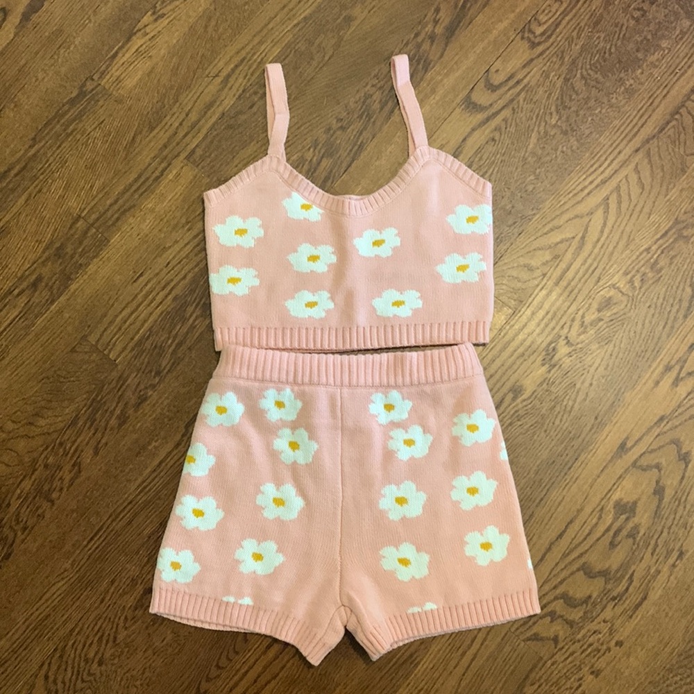 Lena Floral Knit Set